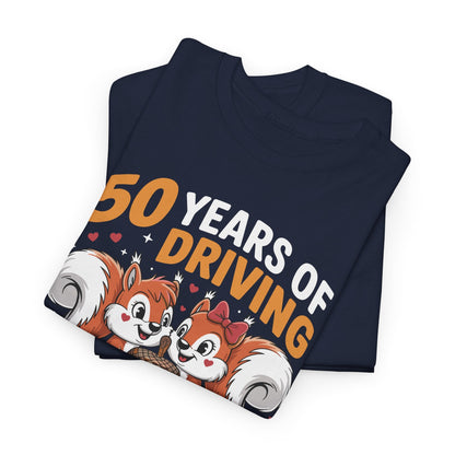 50th Wedding Anniversary 50 Years Of Driving Each Other Nuts T-Shirt
