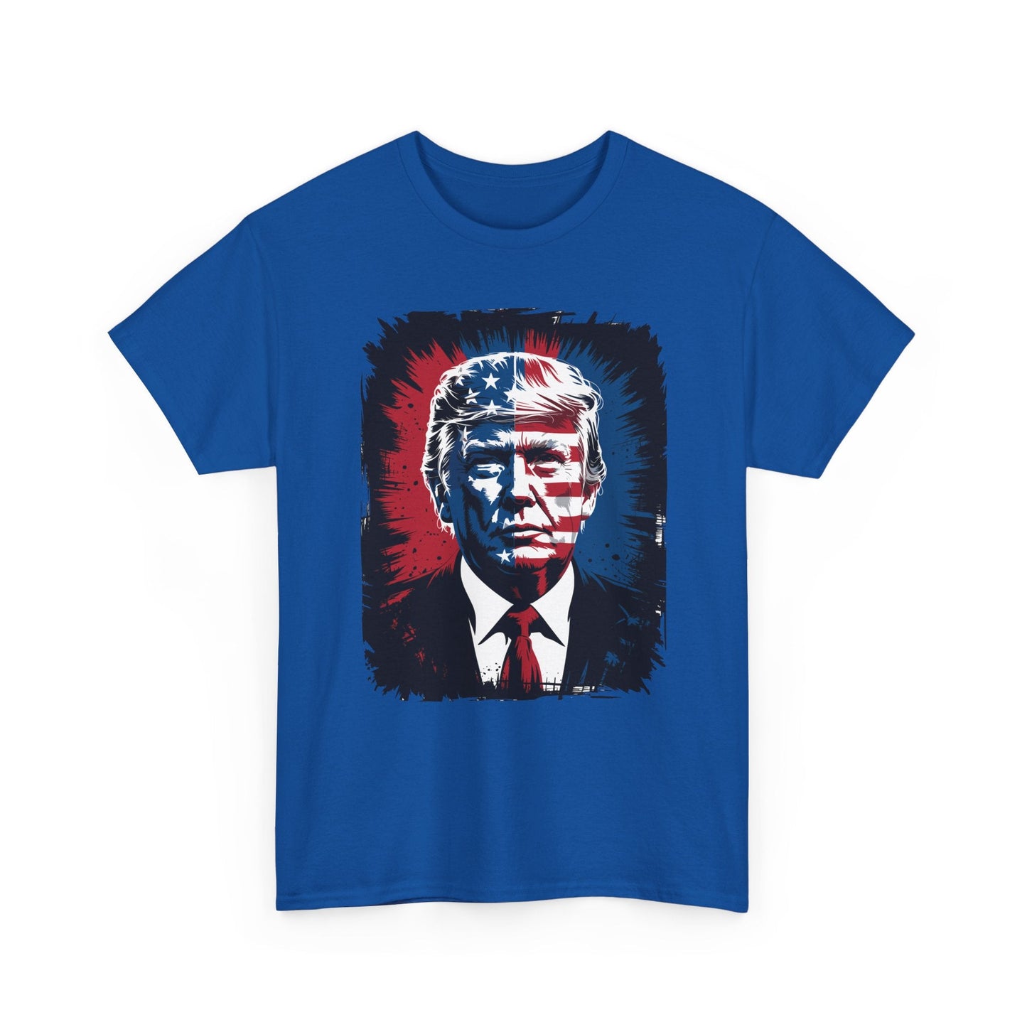 President Trump Portrait 4th July T-Shirt