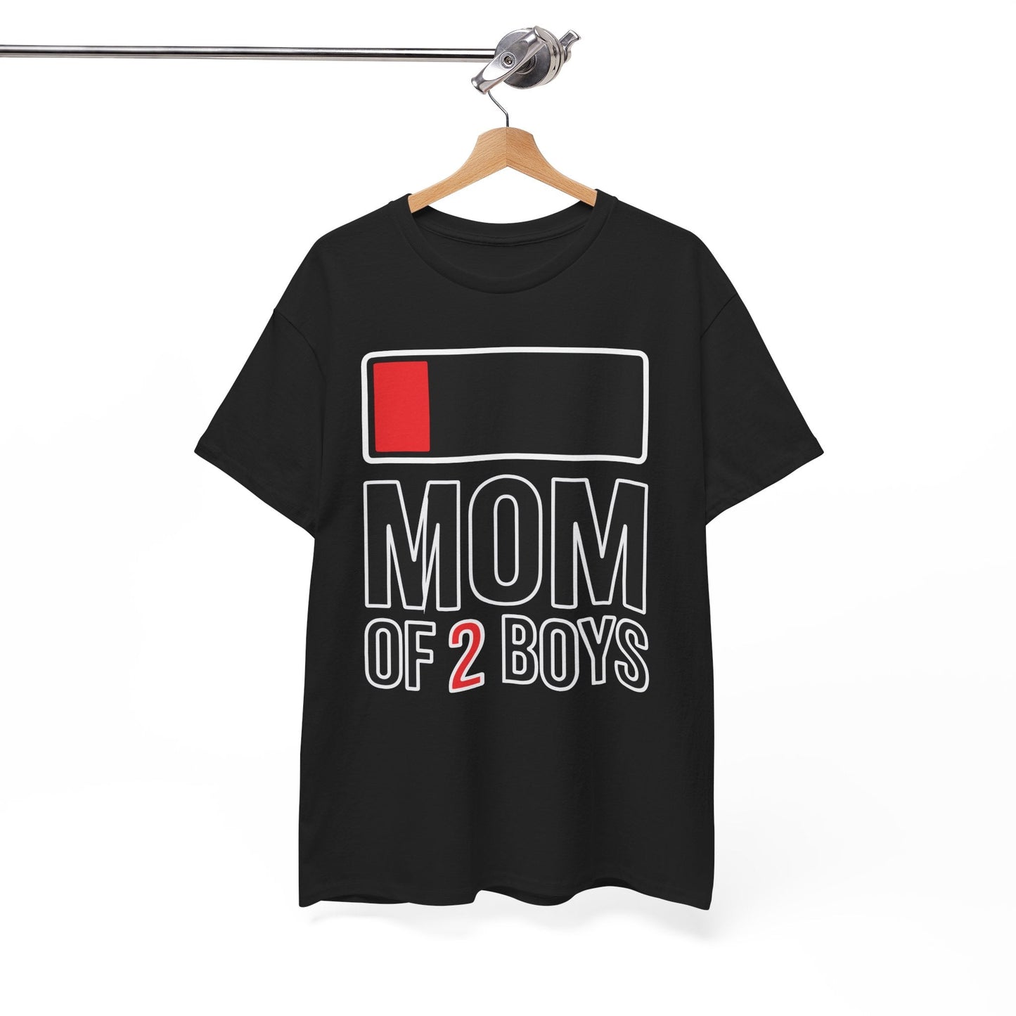 Mom of 2 Boys Gift from Son Mothers Day Birthday Women T-Shirt