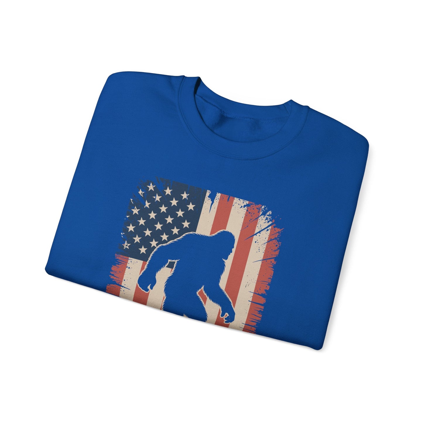 Bigfoot 4th of July Shirt American USA Flag Patriotic Sweatshirt