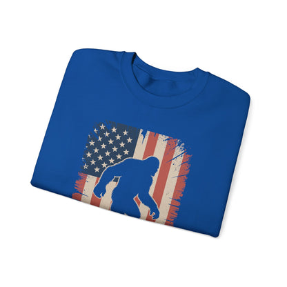 Bigfoot 4th of July Shirt American USA Flag Patriotic Sweatshirt