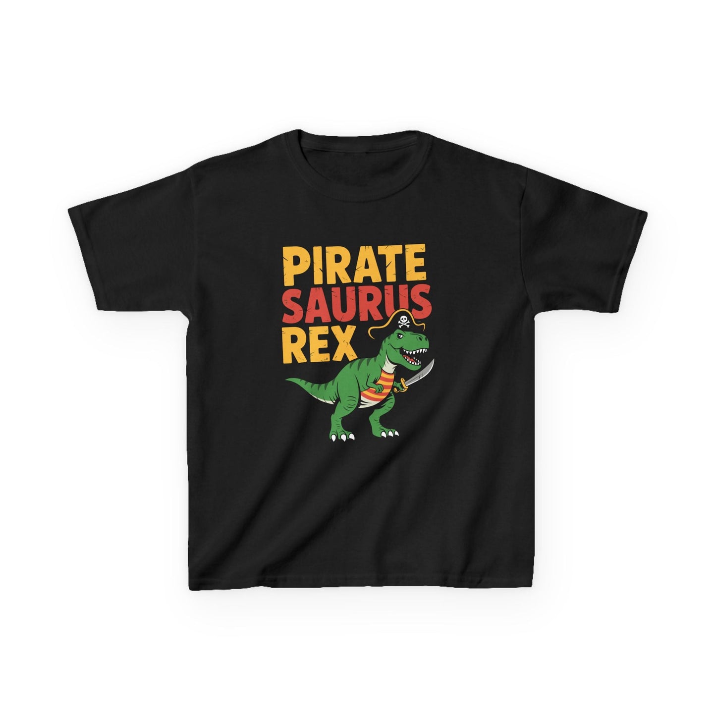 Pirate Saurus T-Rex Dinosaur Funny Halloween Costume Boys T-Shirt