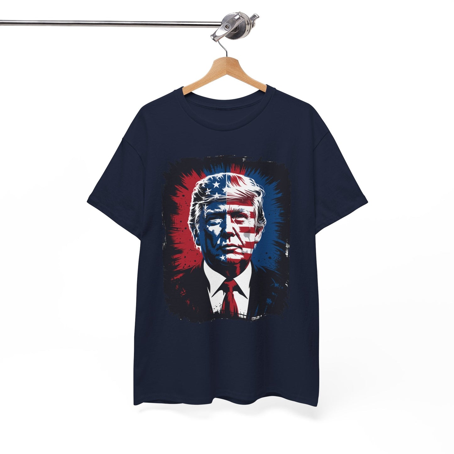 President Trump Portrait 4th July T-Shirt