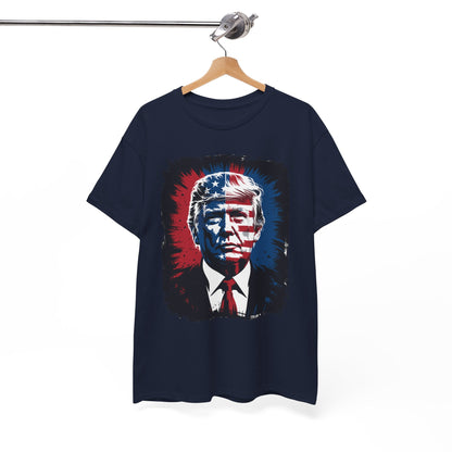 President Trump Portrait 4th July T-Shirt