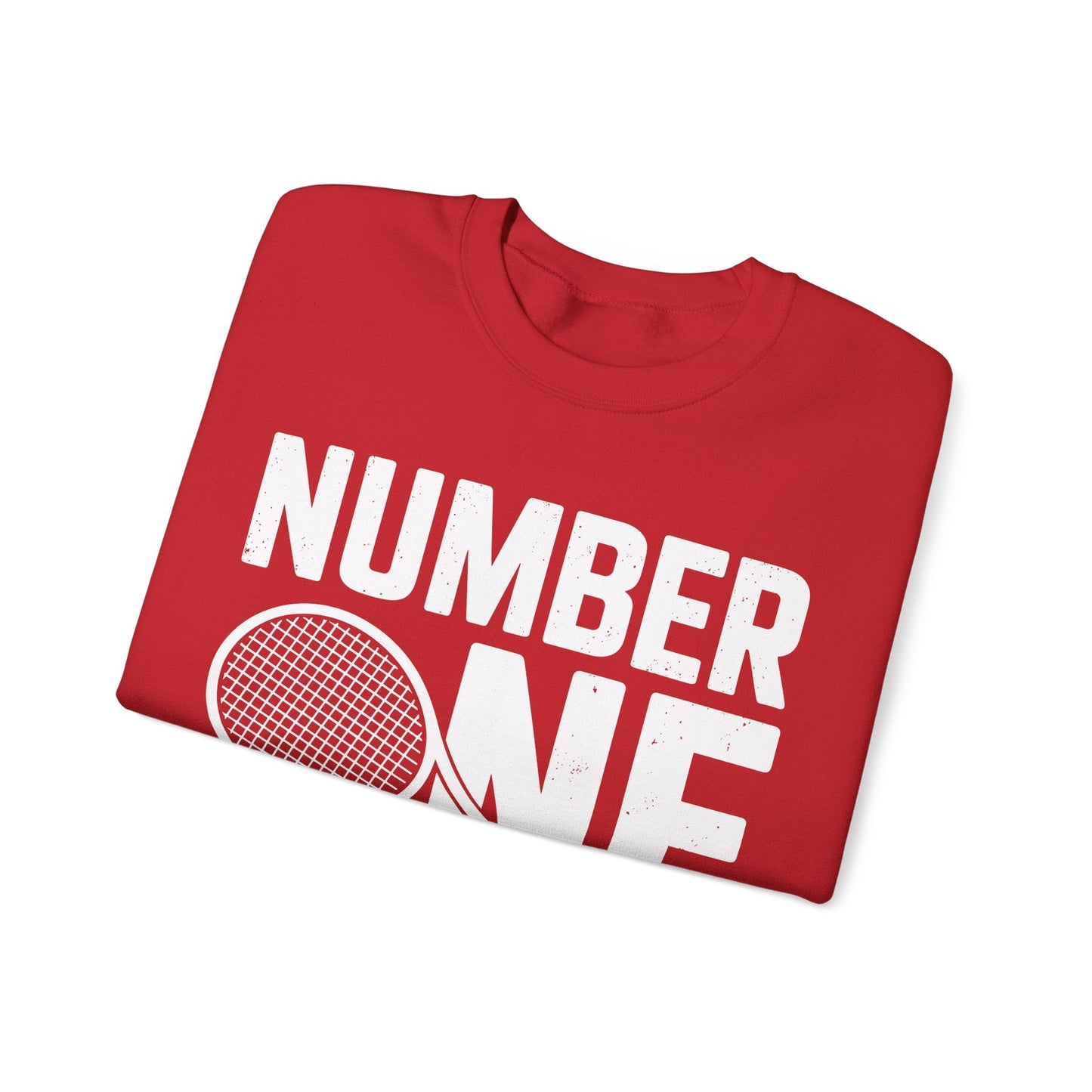 Tennis Dad Number One Daddy with Tennis Sayings Fathers Day Sweatshirt