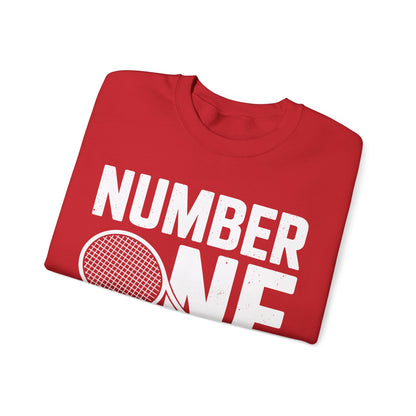 Tennis Dad Number One Daddy with Tennis Sayings Fathers Day Sweatshirt
