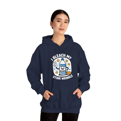 I Bleach My Stink Wrinkle Funny Sarcastic embarrassing Meme Hoodie