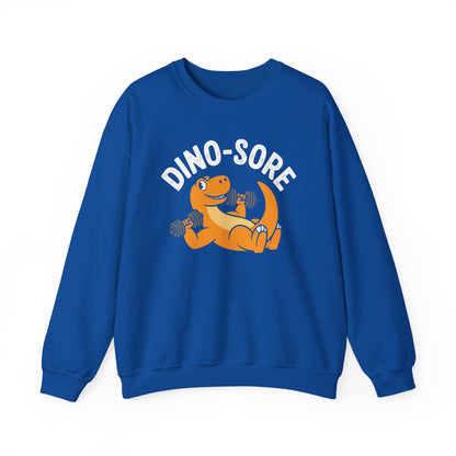 Gym Workout Dino Sore Exercise Fitness Boys Women Men Sweatshirt