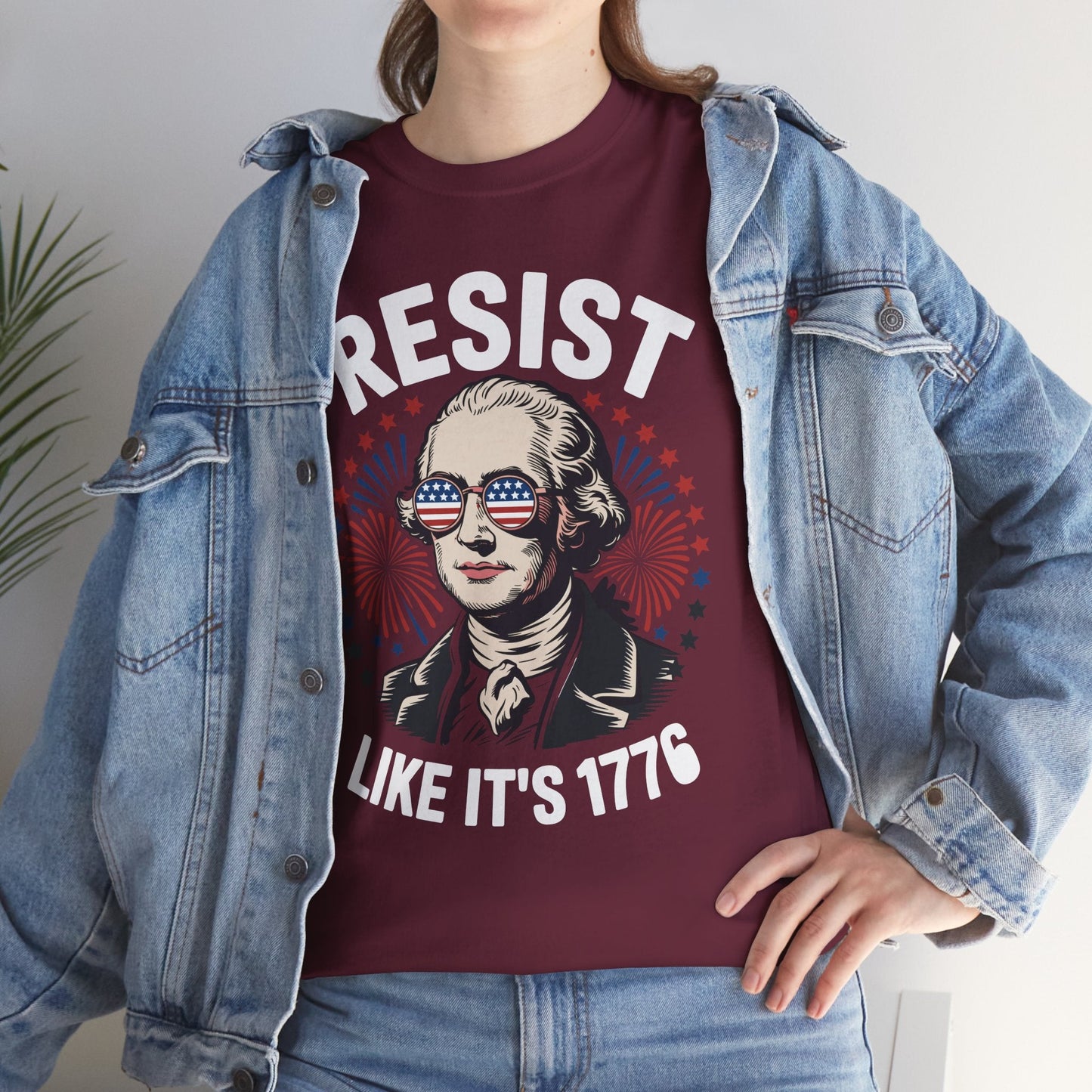 Resist Like It's 1776 Rejecting Kings 4th of July Anti-Trump T-Shirt