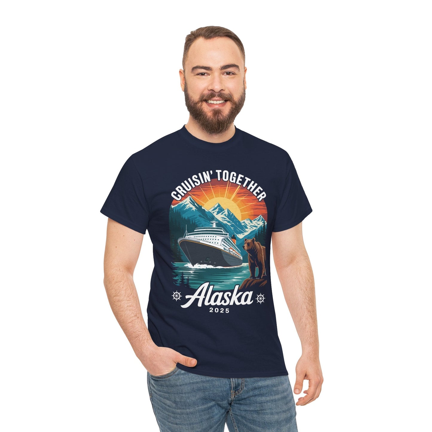Cruisin Together Alaska 2025 Family Friend Alaska Cruise T-Shirt