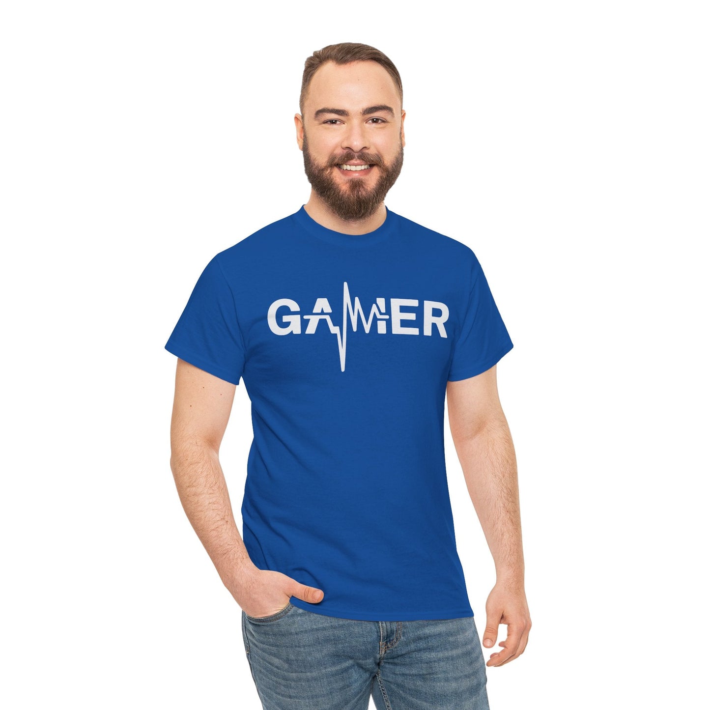 Gamer Heartbeat Video Games Graphic T-Shirt