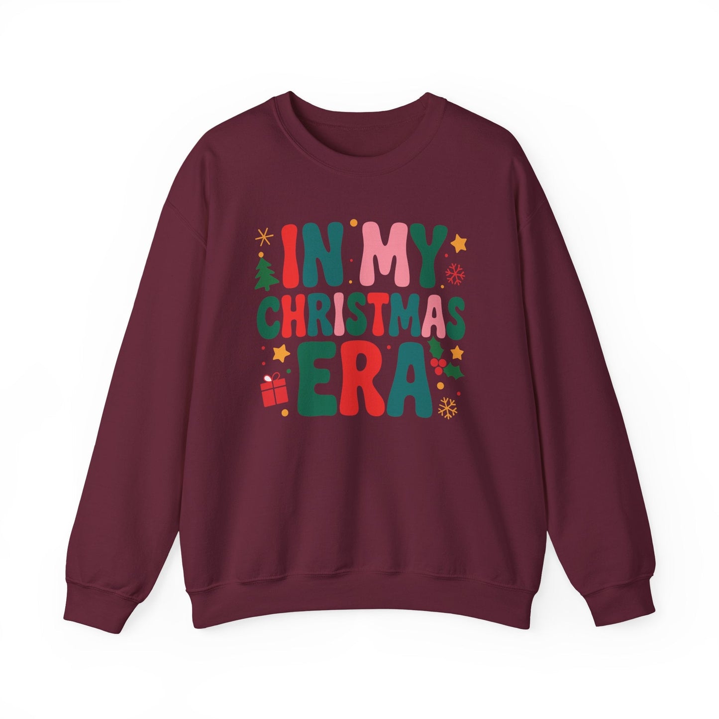 In My Christmas Era Cute Groovy Christmas Holiday Xmas Sweatshirt