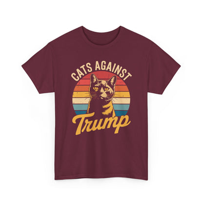 Cats Against Trump Funny Anti Trump Election Funny Cat T-Shirt