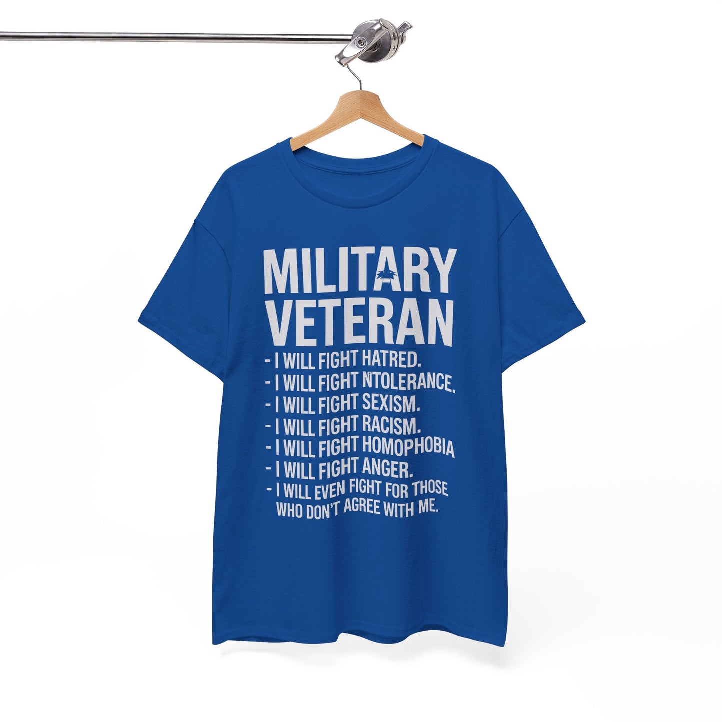 Military Veterans Against Trump 2025 Fight USA Election T-Shirt