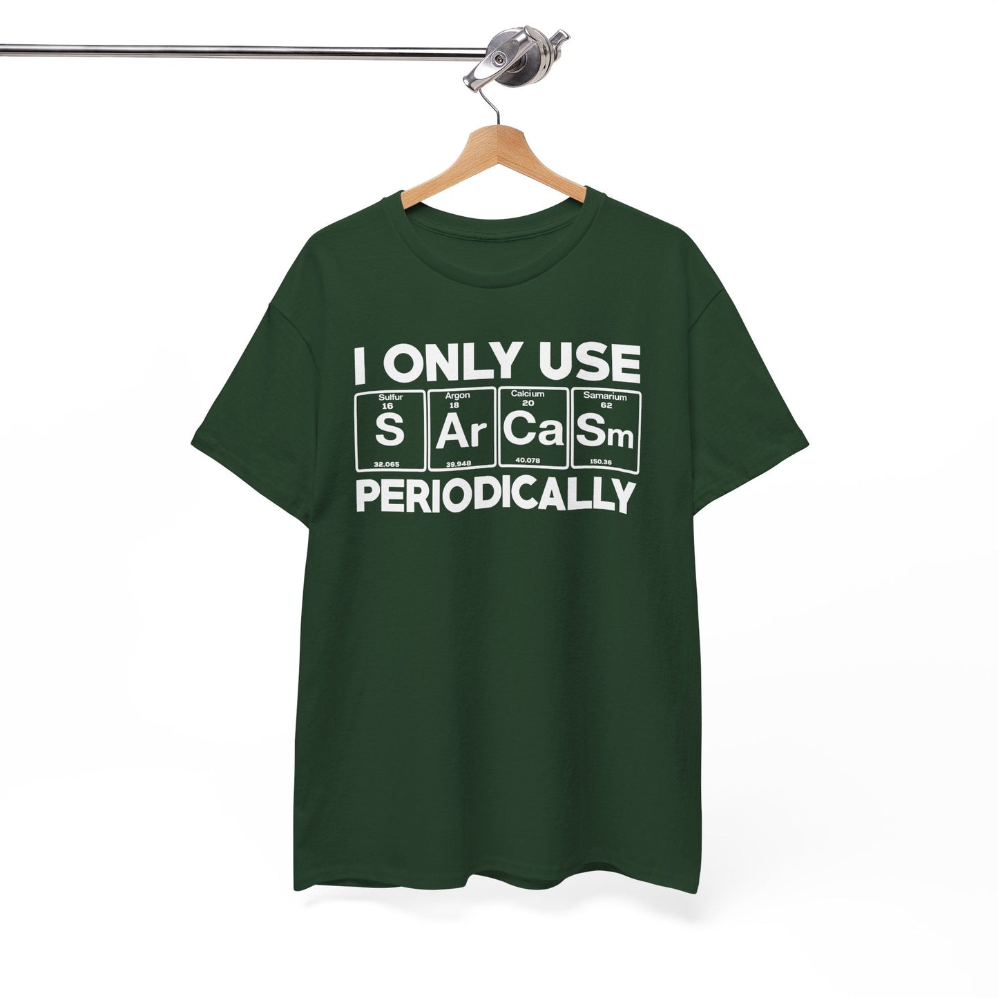 Sarcasm Periodic Table Element Weird Science Joke Gift T-Shirt