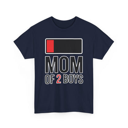 Mom of 2 Boys Gift from Son Mothers Day Birthday Women T-Shirt