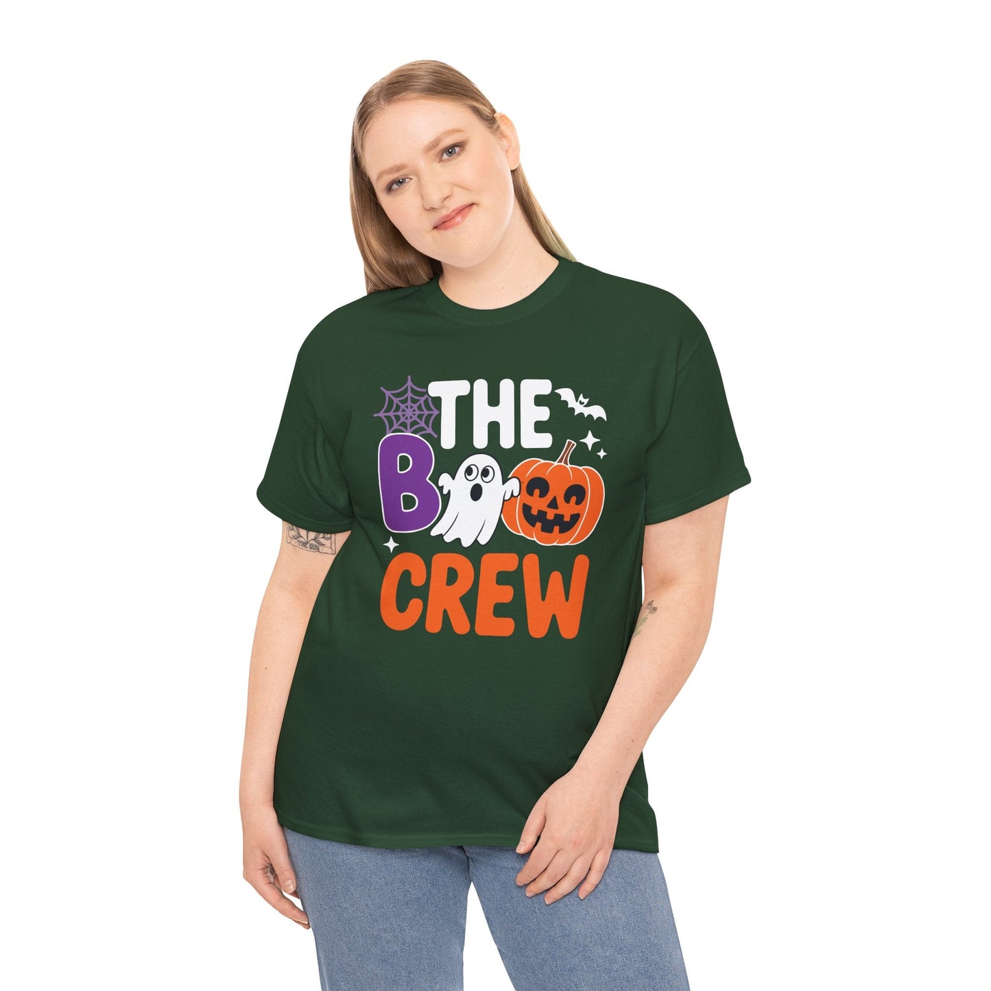 Halloween The Boo Crew Cute Ghost Spooky Family Matching T-Shirt