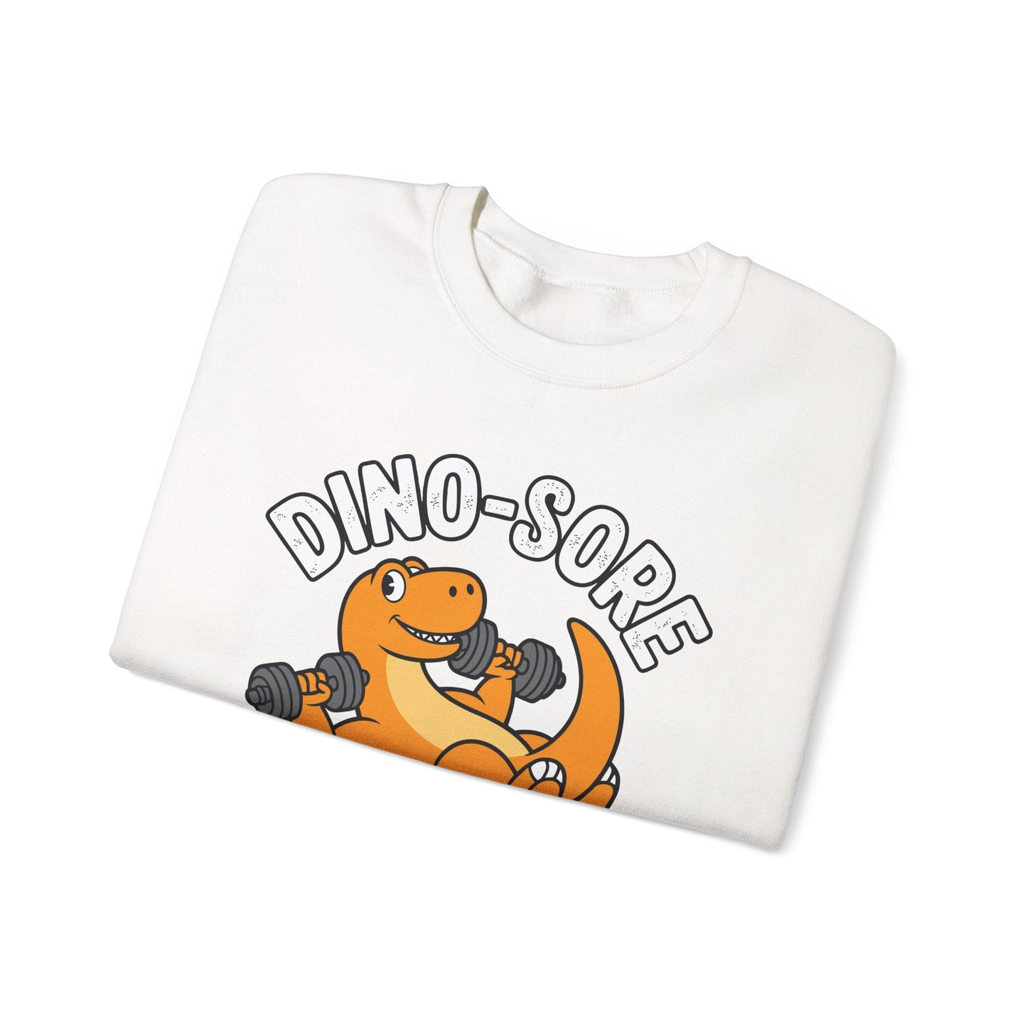 Gym Workout Dino Sore Exercise Fitness Boys Women Men Sweatshirt