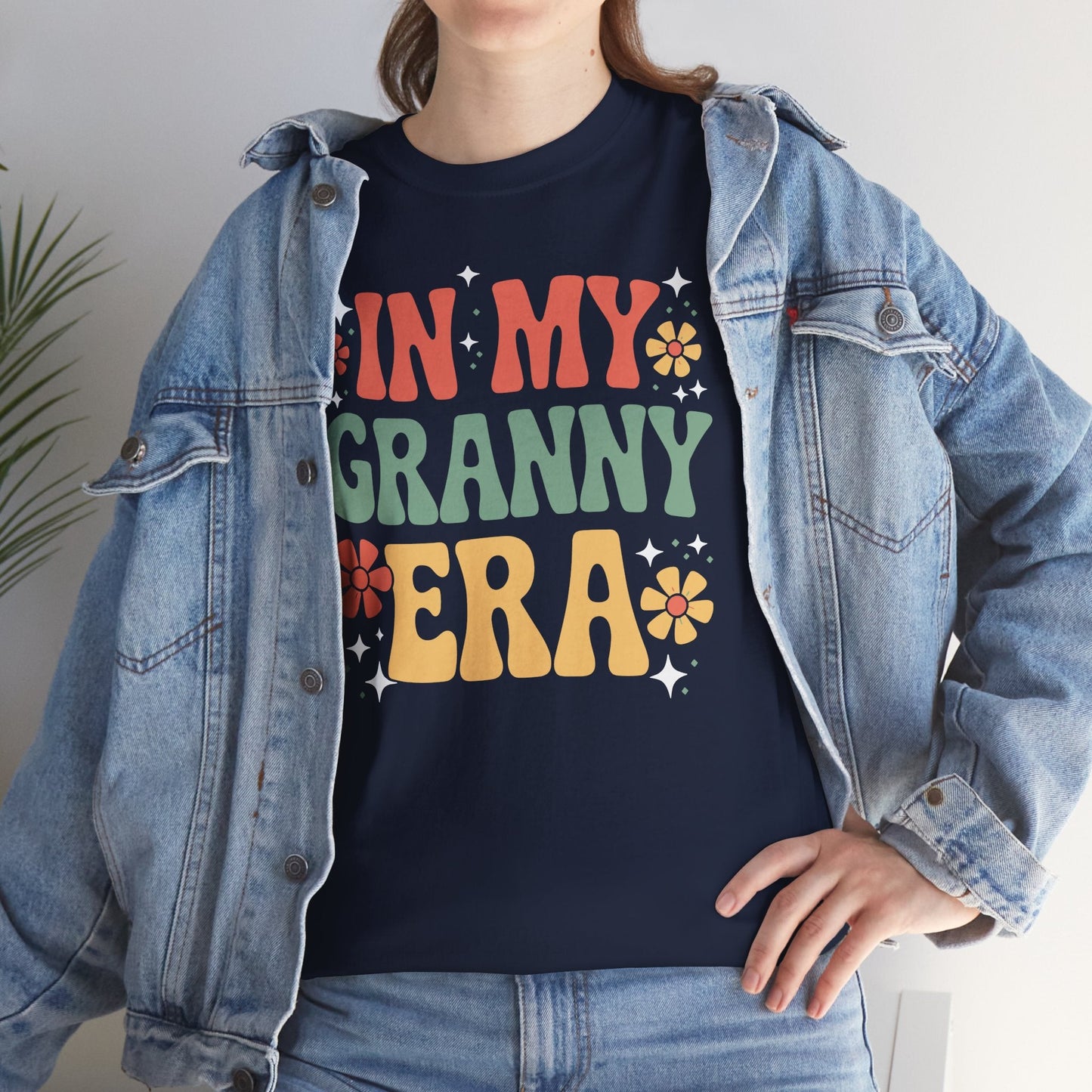 In My Granny Era Funny Sarcastic Groovy Retro Mothers Day T-Shirt