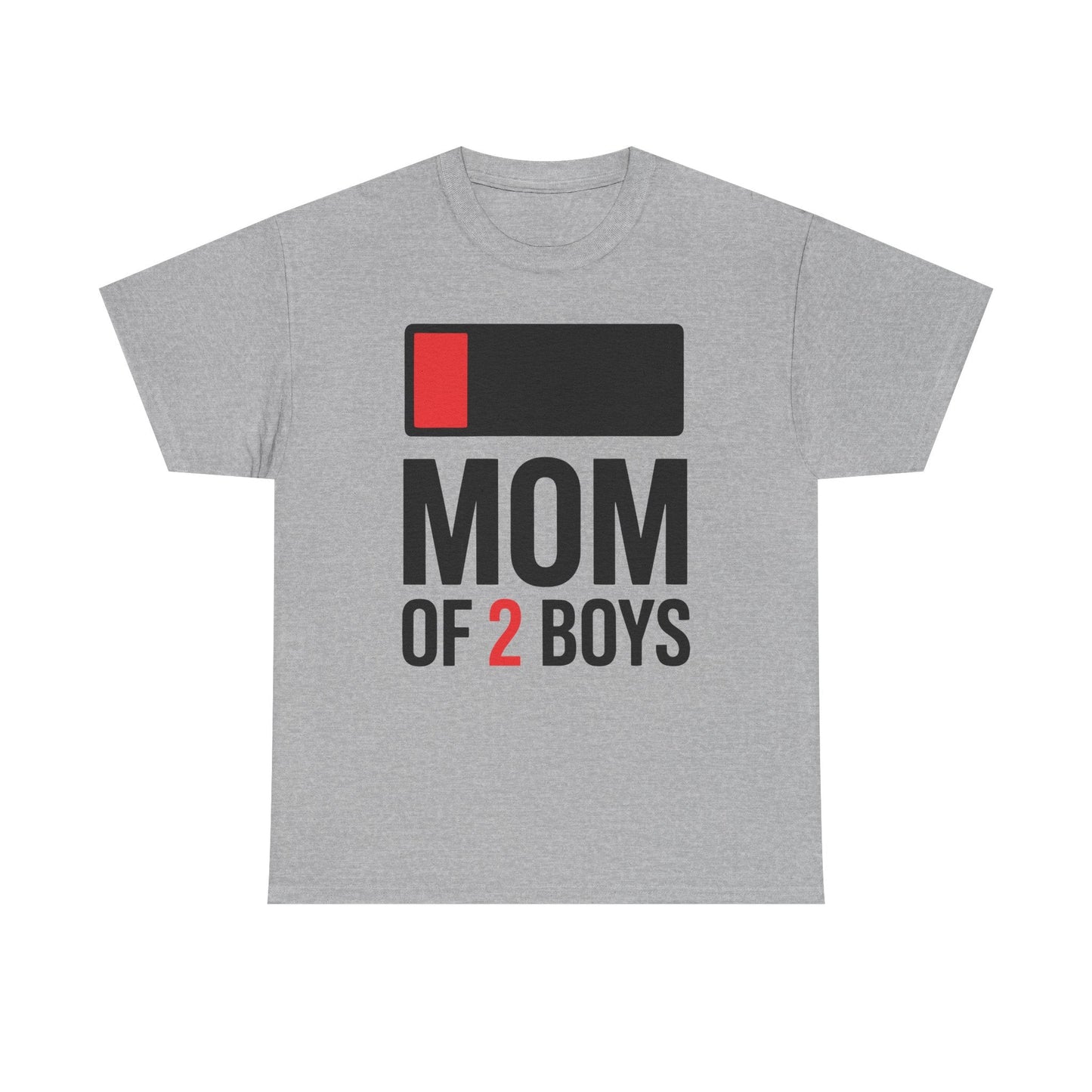 Mom of 2 Boys Gift from Son Mothers Day Birthday Women T-Shirt