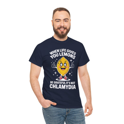 Lemons and Chlamydia Absurd Offensive Meme Sarcastic Edgy T-Shirt