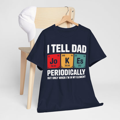 I Tell Dad Jokes Periodically Element Vintage Father's Day T-Shirt
