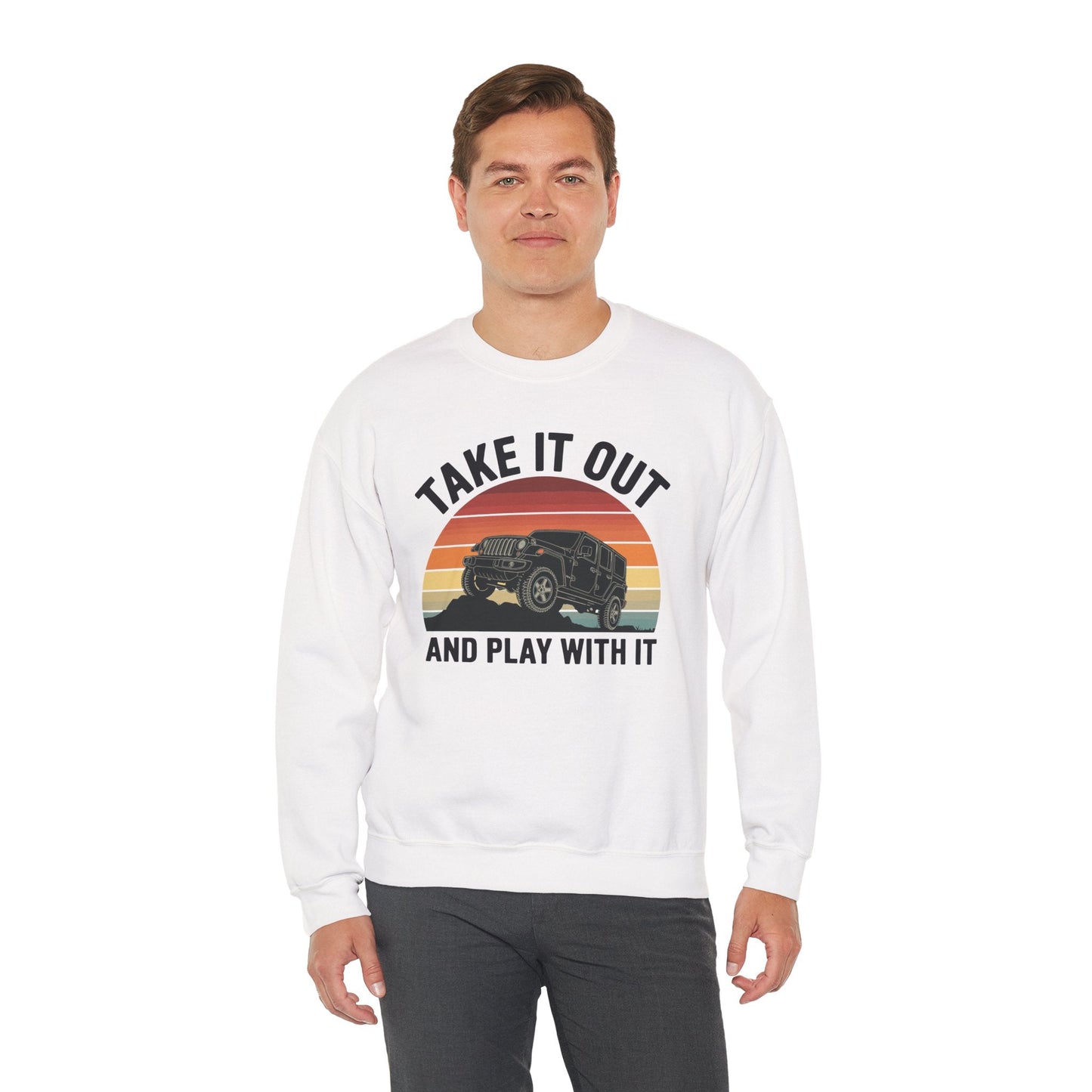 Catch Some Rays Vintage Retro Take It Out And Play Sweatshirt