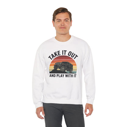 Catch Some Rays Vintage Retro Take It Out And Play Sweatshirt