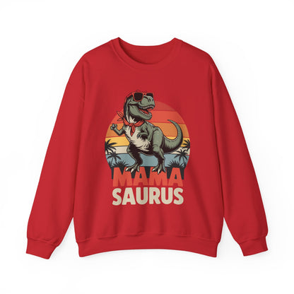 Mamasaurus T Rex Dinosaur Mama Saurus Family Matching Women Sweatshirt