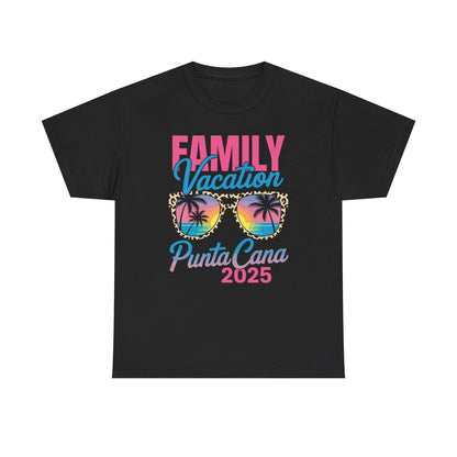 Family Vacation Punta Cana 2025 Matching Holiday Summer T-Shirt
