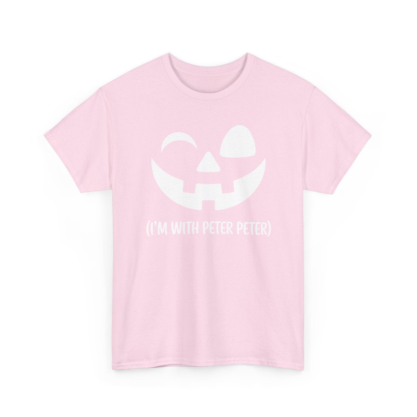 Im With Peter Couple Halloween Adult Eater Pumpkin T-Shirt
