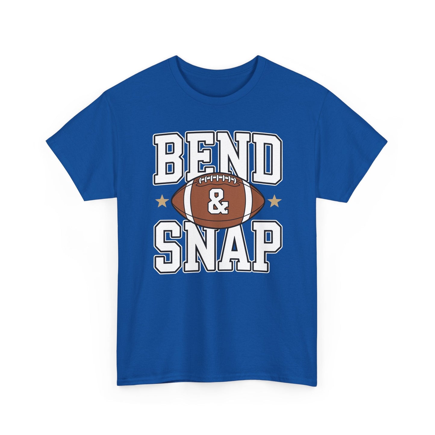 Funny Game Day Touchdown Season Cute Bend and Snap Football T-Shirt