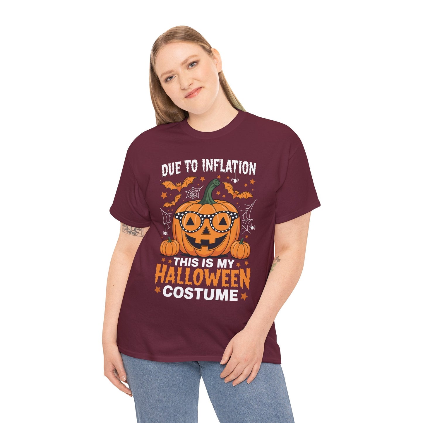 Pumpkin Halloween Costume Men Women Funny Halloween 2025 T-Shirt