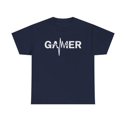 Gamer Heartbeat Video Games Graphic T-Shirt
