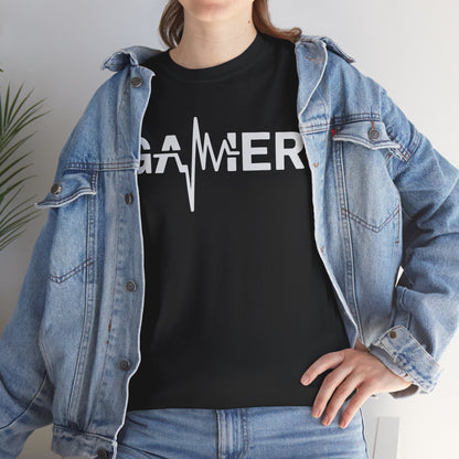 Gamer Heartbeat Video Games Graphic T-Shirt