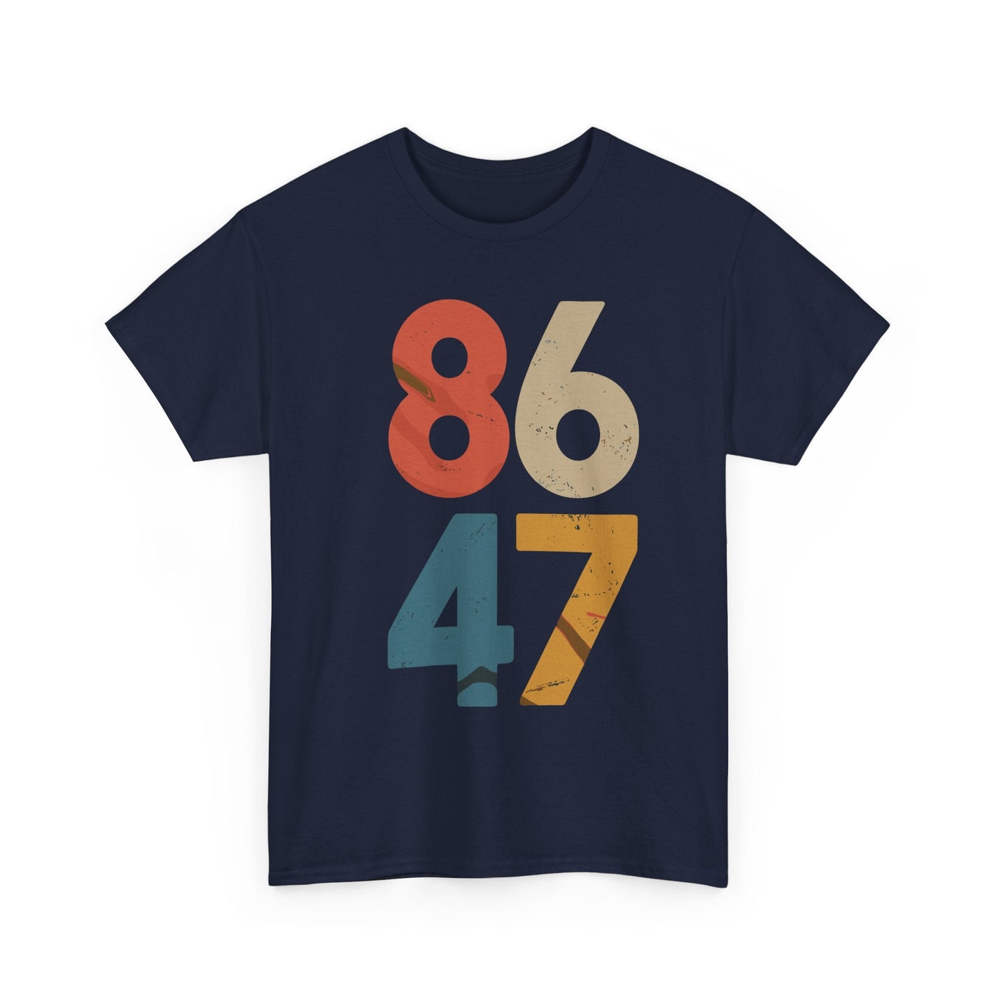 Classic Vintage 80s Style 86 47 Anti Trump T-Shirt