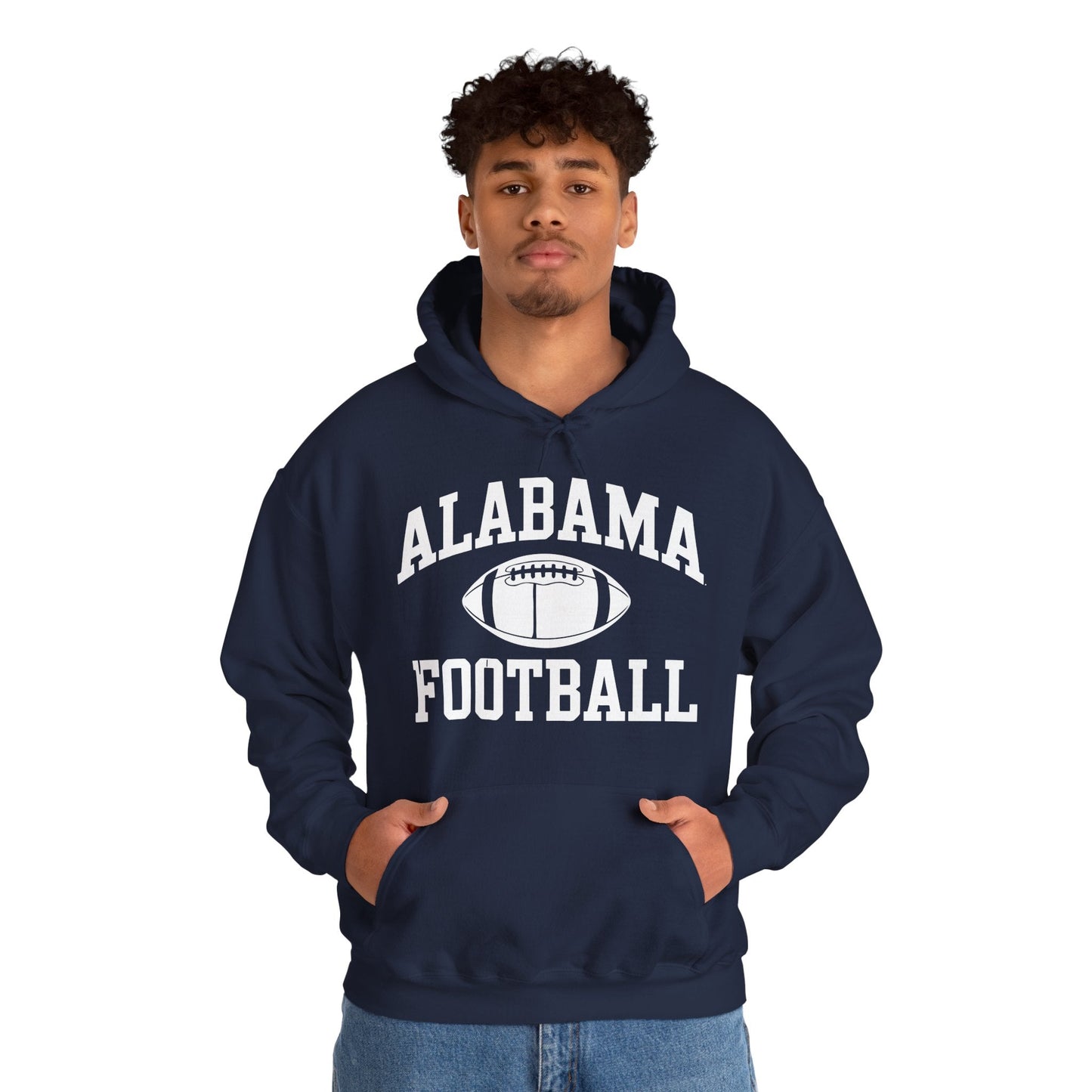 Men's Grey Alabama Football Vintage Distressed Hoodie