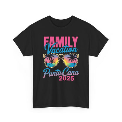 Family Vacation Punta Cana 2025 Matching Holiday Summer T-Shirt