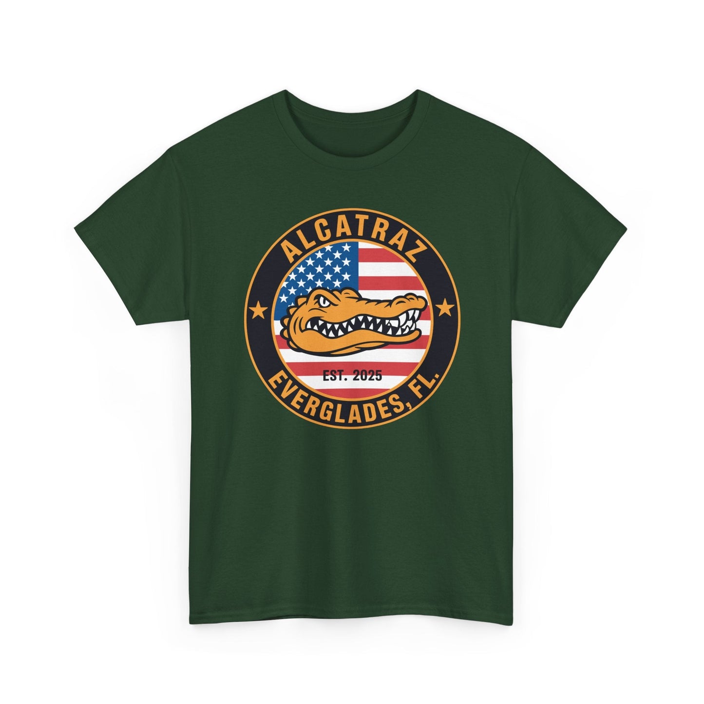 Retro Alcatraz Everglades FL EST 2025 T-Shirt