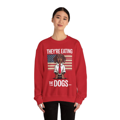 They're Eating the Dogs Trump Hot Dog Sweatshirt
