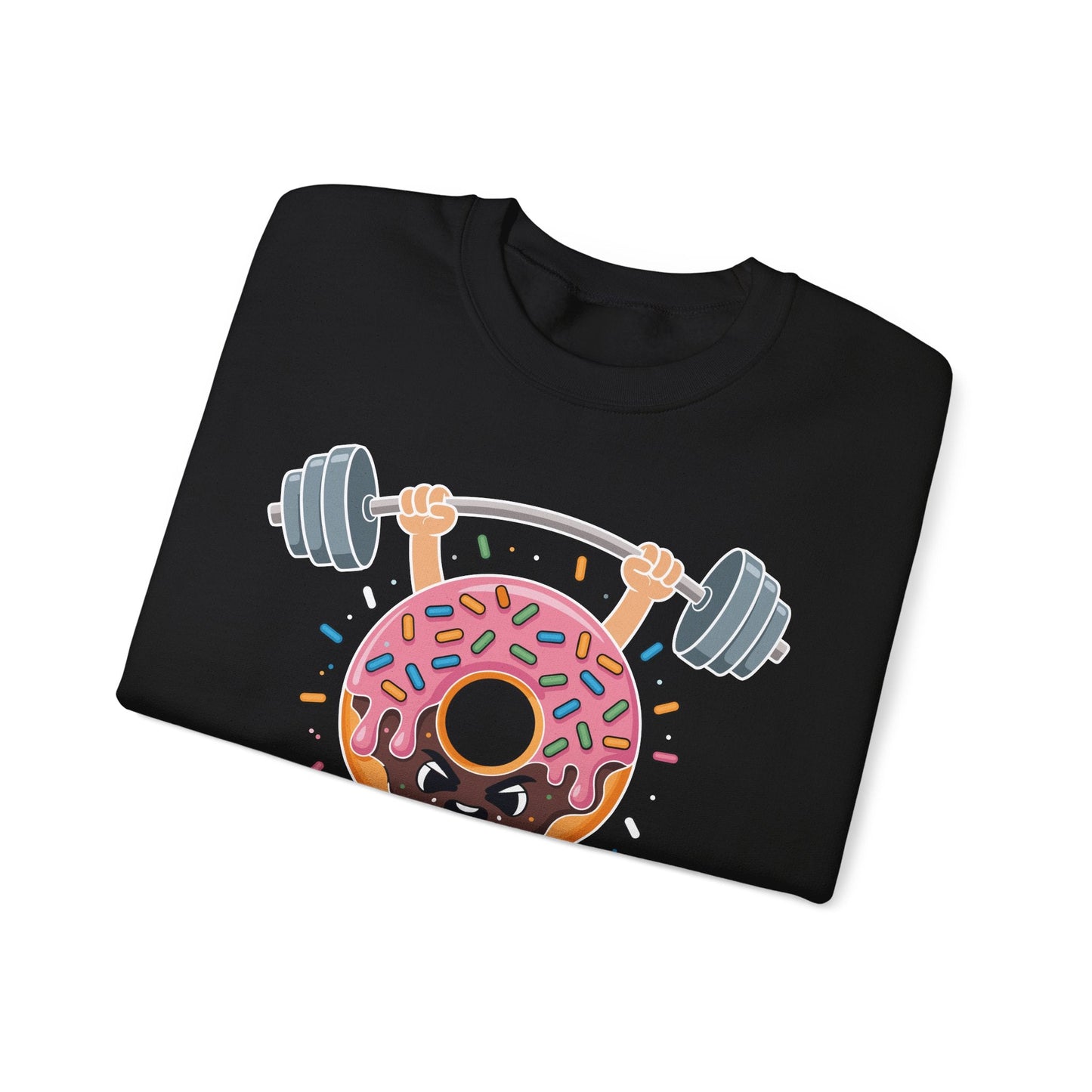 Funny Weightlifing Fitness Workout Gym Donut Lover Sweatshirt