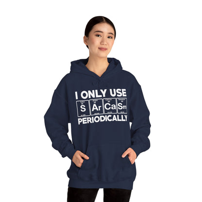 Sarcasm Periodic Table Element Weird Science Joke Gift Hoodie
