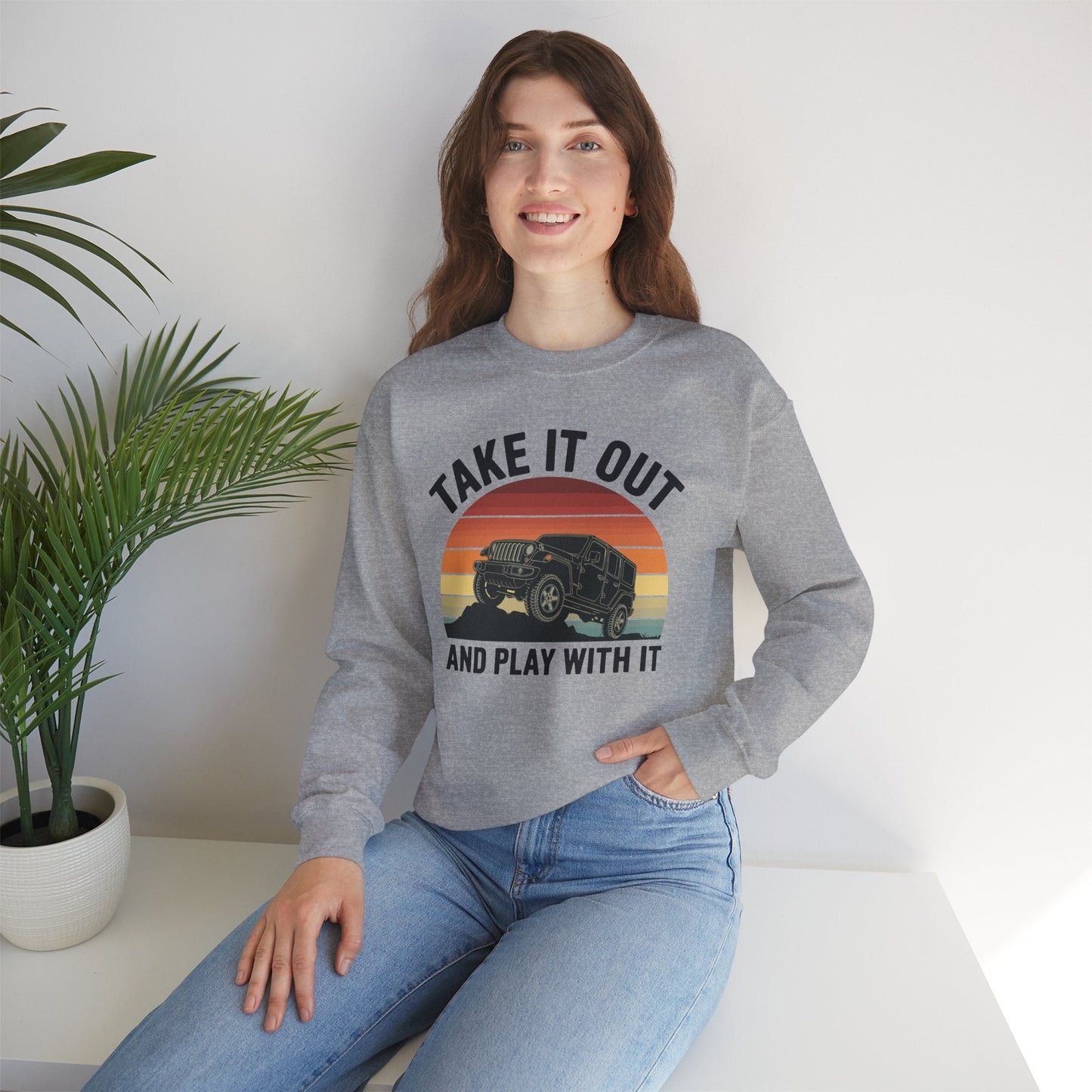 Catch Some Rays Vintage Retro Take It Out And Play Sweatshirt