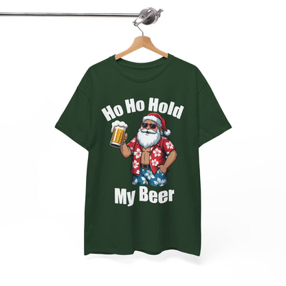 Funny Santa With Sunglasses And Beer Christmas in July T-Shirt