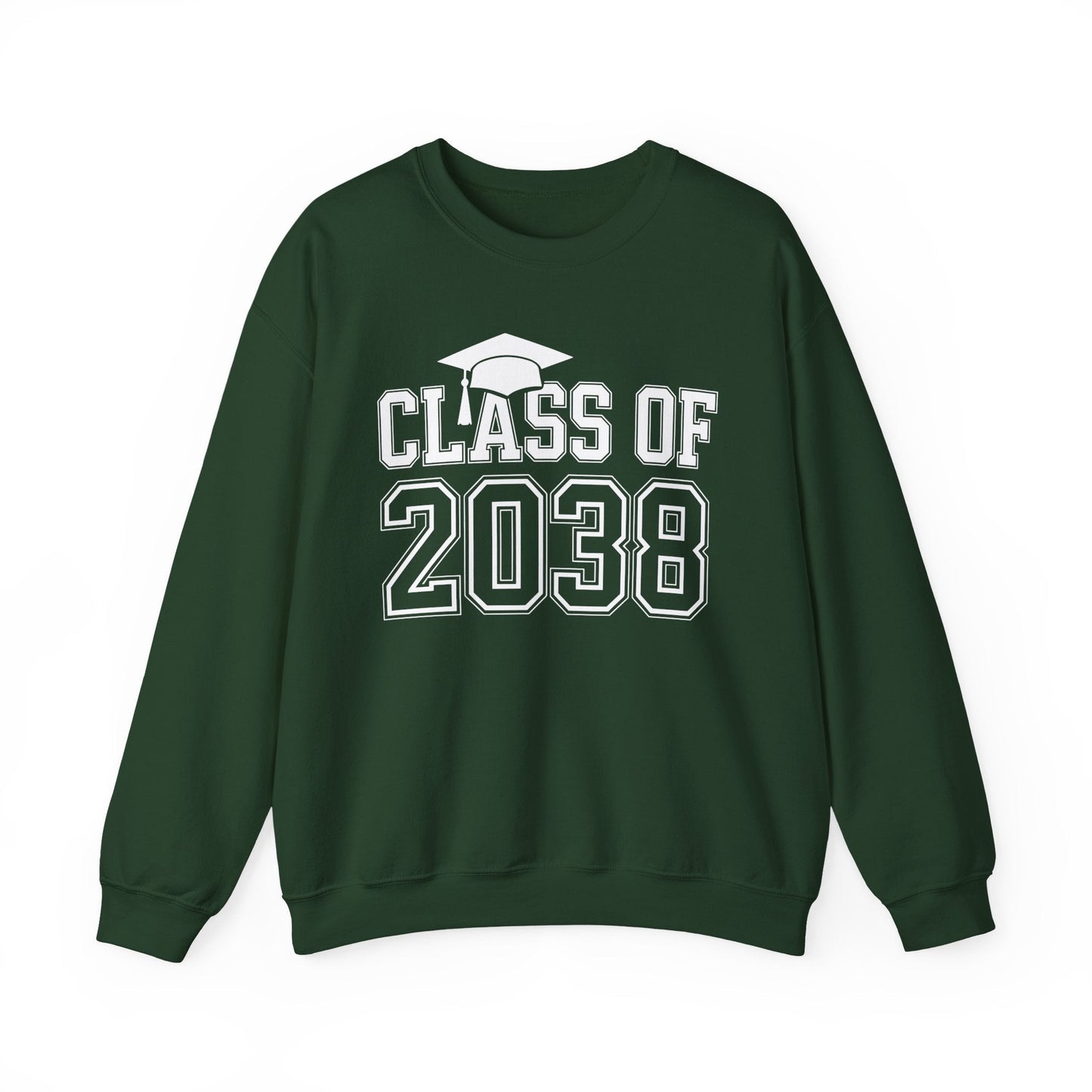Class of 2038 Grow With Me Funny Kindergarten Back To School Sweatshirt