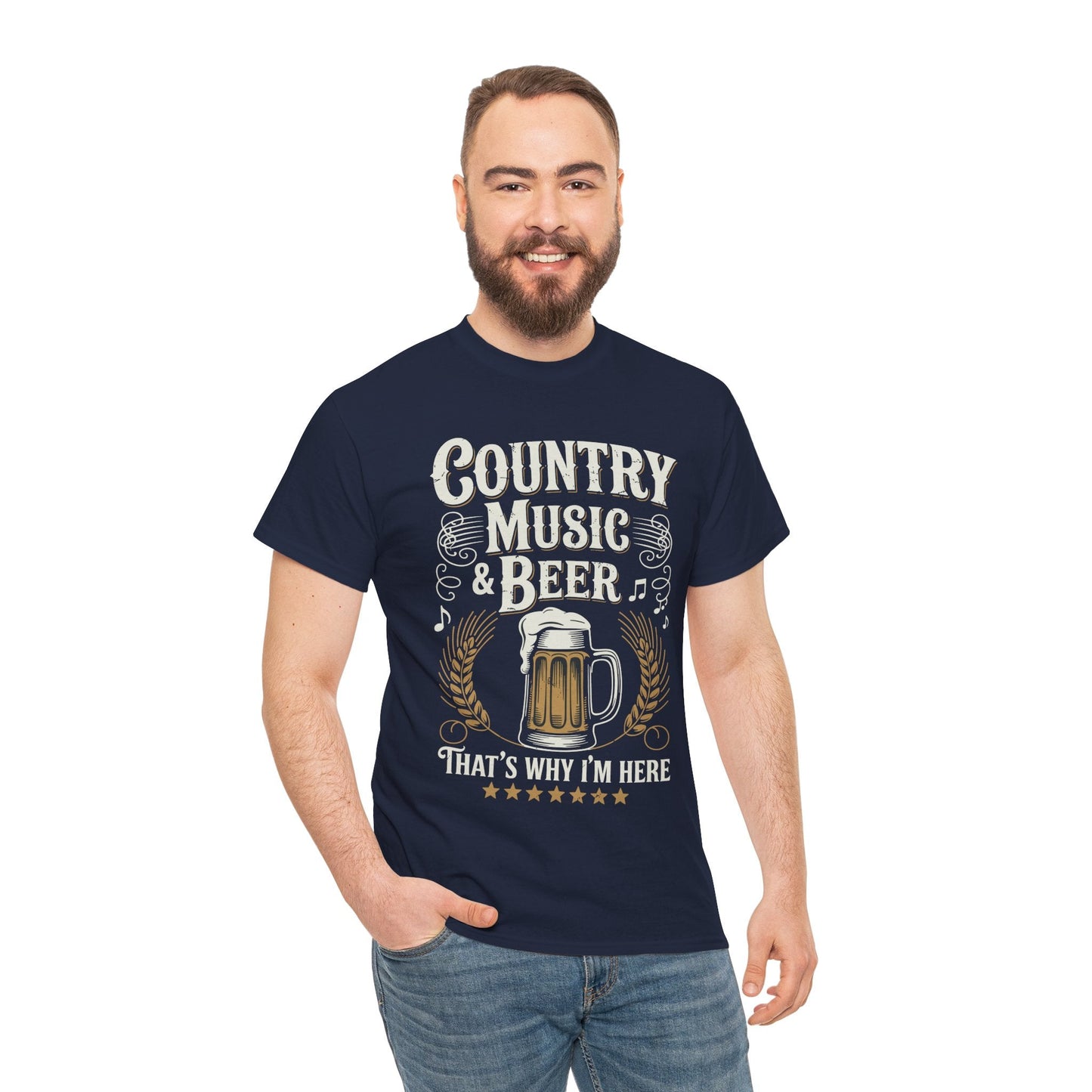 Vintage Country Music and Beer That's Why I'm Here Legends T-Shirt
