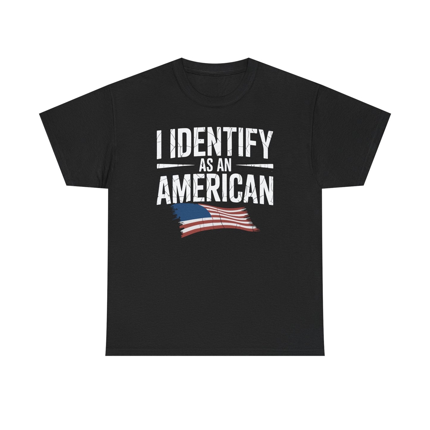 I Identify as an American No Identity Politics USA T-Shirt