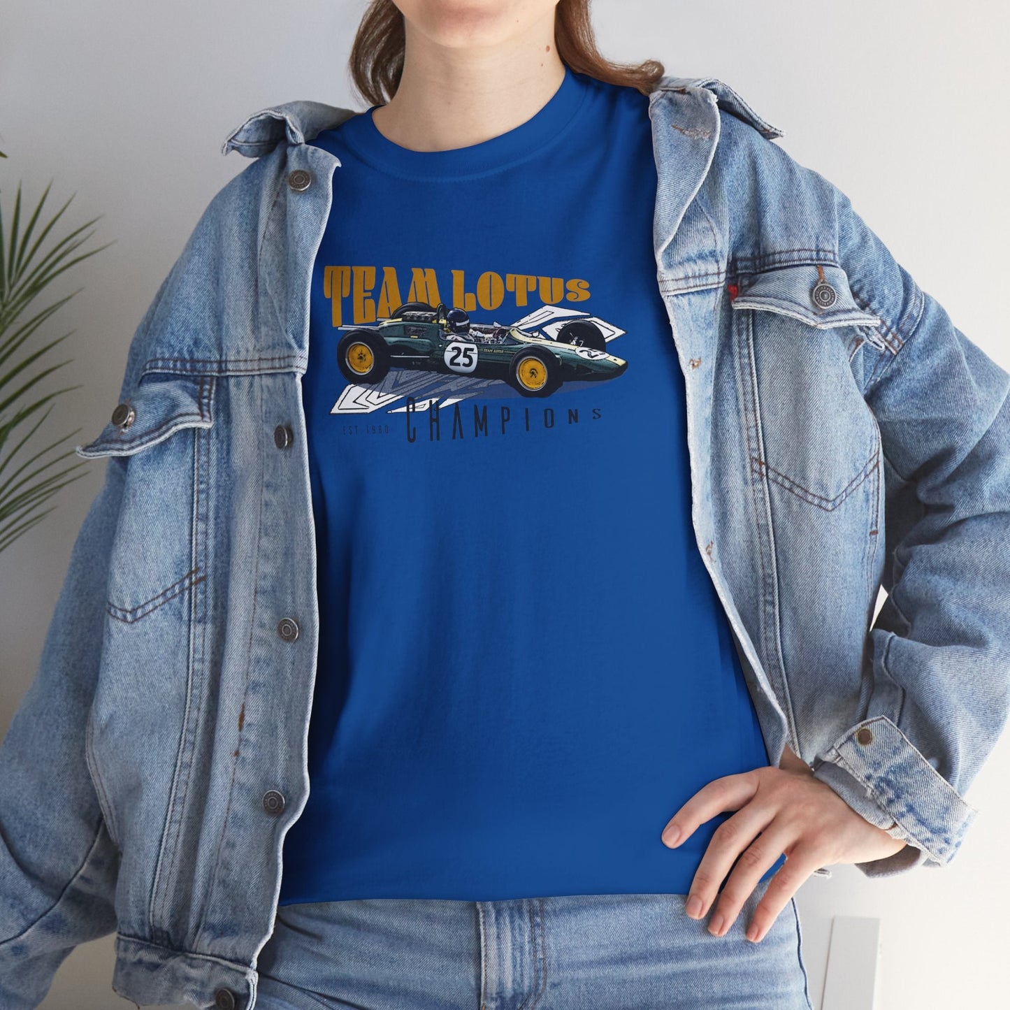 Team Lotus Champion Car T-Shirt Celebrate Racing Legacy and Speed