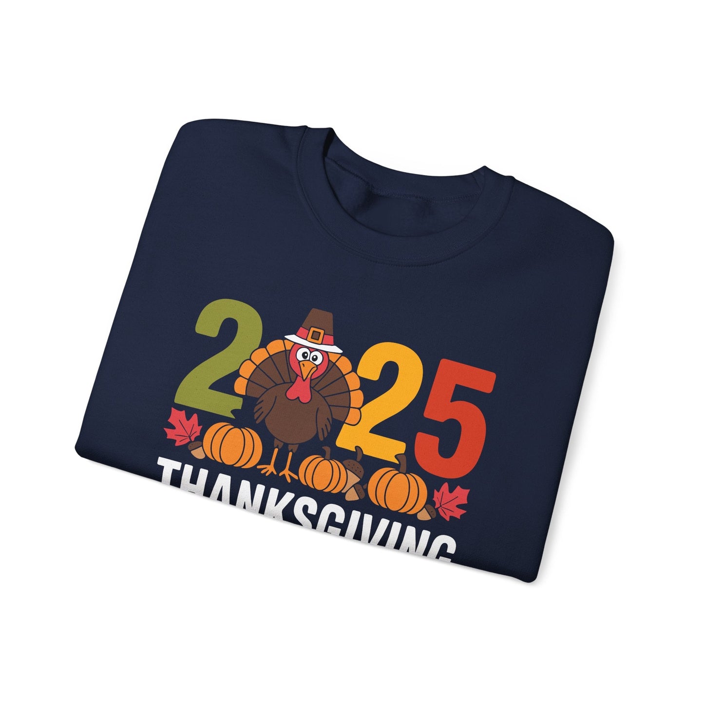 Family Thanksgiving 2025 Thanksgiving Crew Turkey Matching Sweatshirt