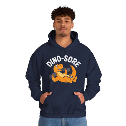 Gym Workout Dino Sore Exercise Fitness Boys Women Men Hoodie